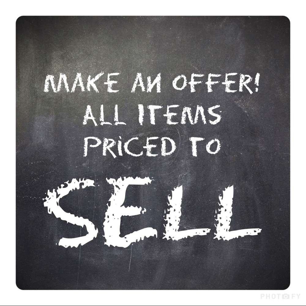 Make offers!!!! All items priced to sell!!!